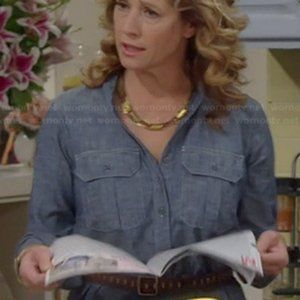 Gap chambray shirtdress size M